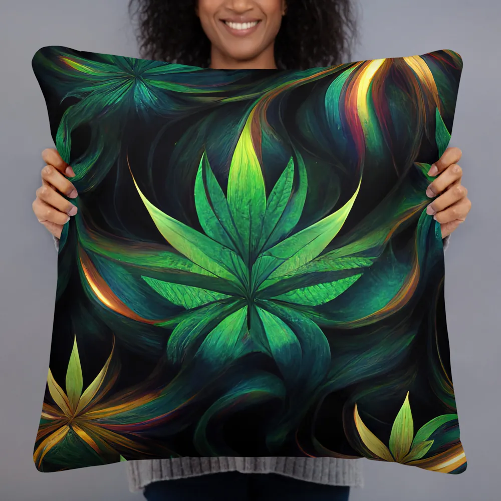 Flowing Leaf Basic Pillow